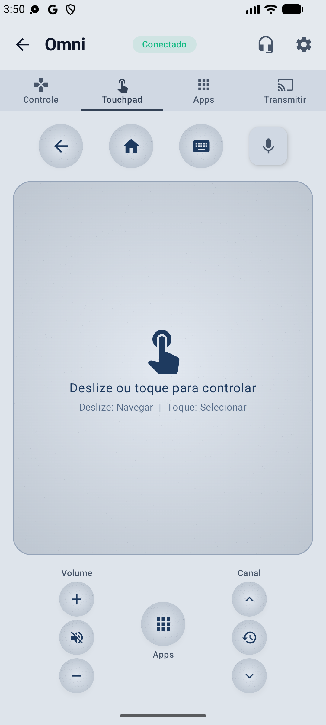 Touchpad fluido para navegar na TV TCL como num laptop